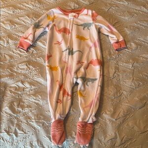 Carter’s Dinosaur Footie Pajama in Fleece Material - 12 Months